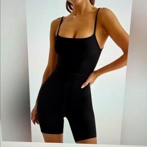 NWOT AUTOMET  Black Strappy Short Jumpsuit Romper